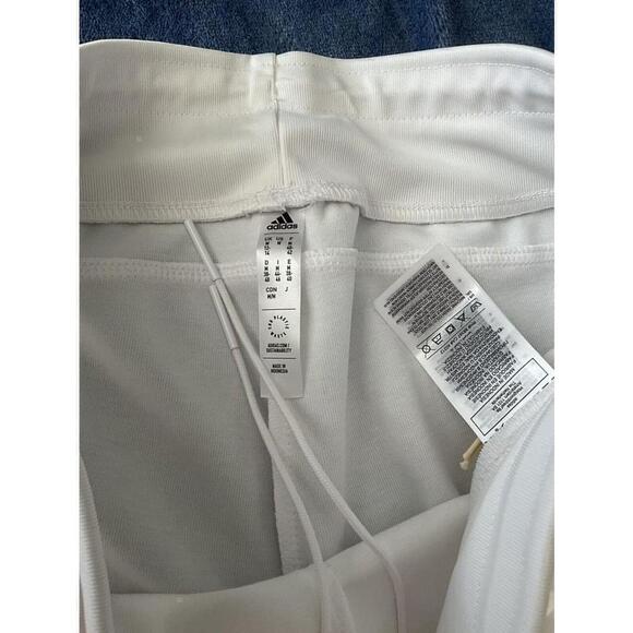 Adidas Women’s Drawstring Xpress Flare Leg Jogging Pants Regular Fit Med White‎ - Picture 7 of 12